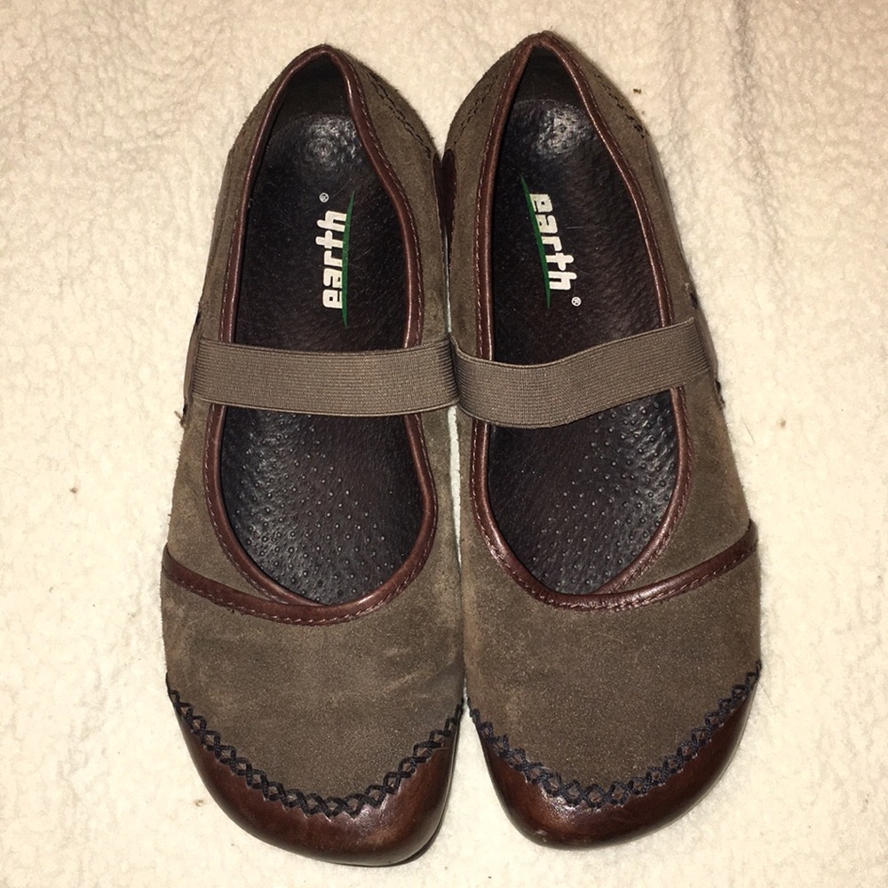 Earth Allure Kalso heel Mary Janes Caribou 8